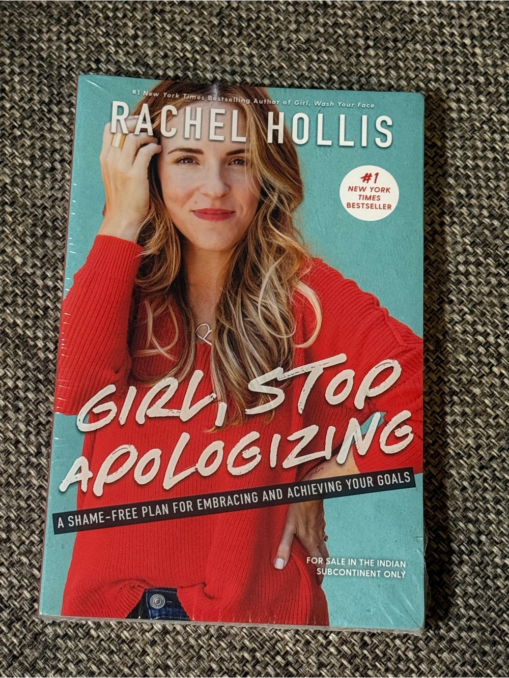 Rachel Hollis — Girl, Stop Apologizing (Red Cover) New in Plastic!